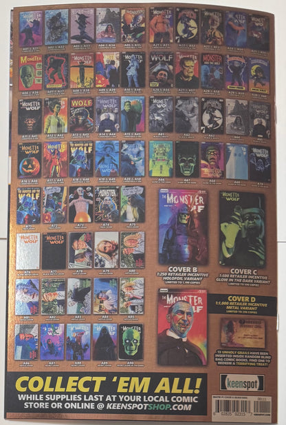 Mark Spears Monsters: The Monster & The Wolf #1 Cover A42 Foil Variant - Print Run of 833