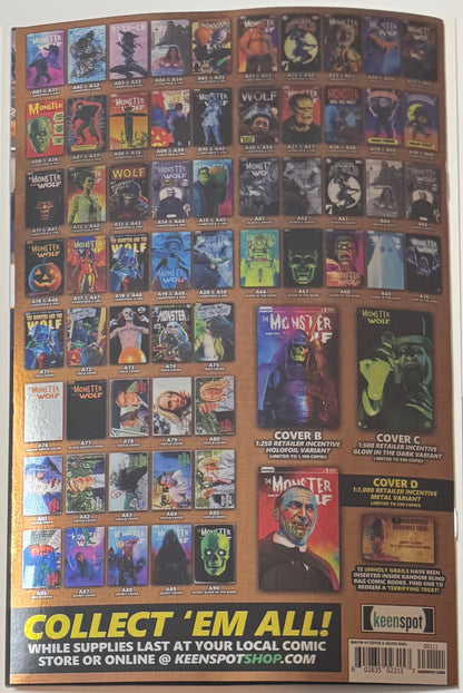 Mark Spears Monsters: The Monster & The Wolf #1 Cover A43 Foil Variant - Print Run of 833
