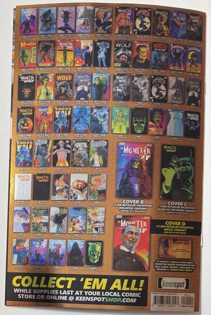 Mark Spears Monsters: The Monster & The Wolf #1 Cover A53 Foil Variant - Print Run of 833