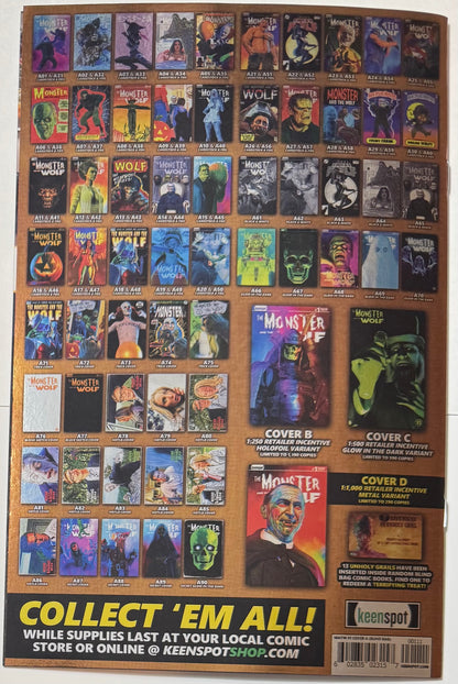 Mark Spears Monsters: The Monster & The Wolf #1 Cover A56 Foil Variant - Print Run of 833