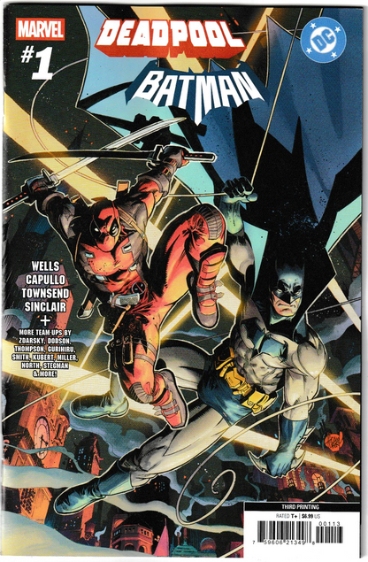 Marvel/DC: Deadpool/Batman #1 (3rd Print) Cover A (Adam Kubert)