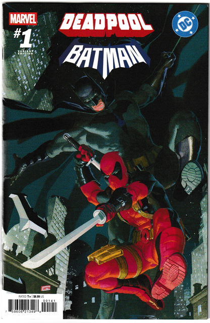 Marvel/DC: Deadpool/Batman #1 Esad Ribic Variant Cover NM/NM+