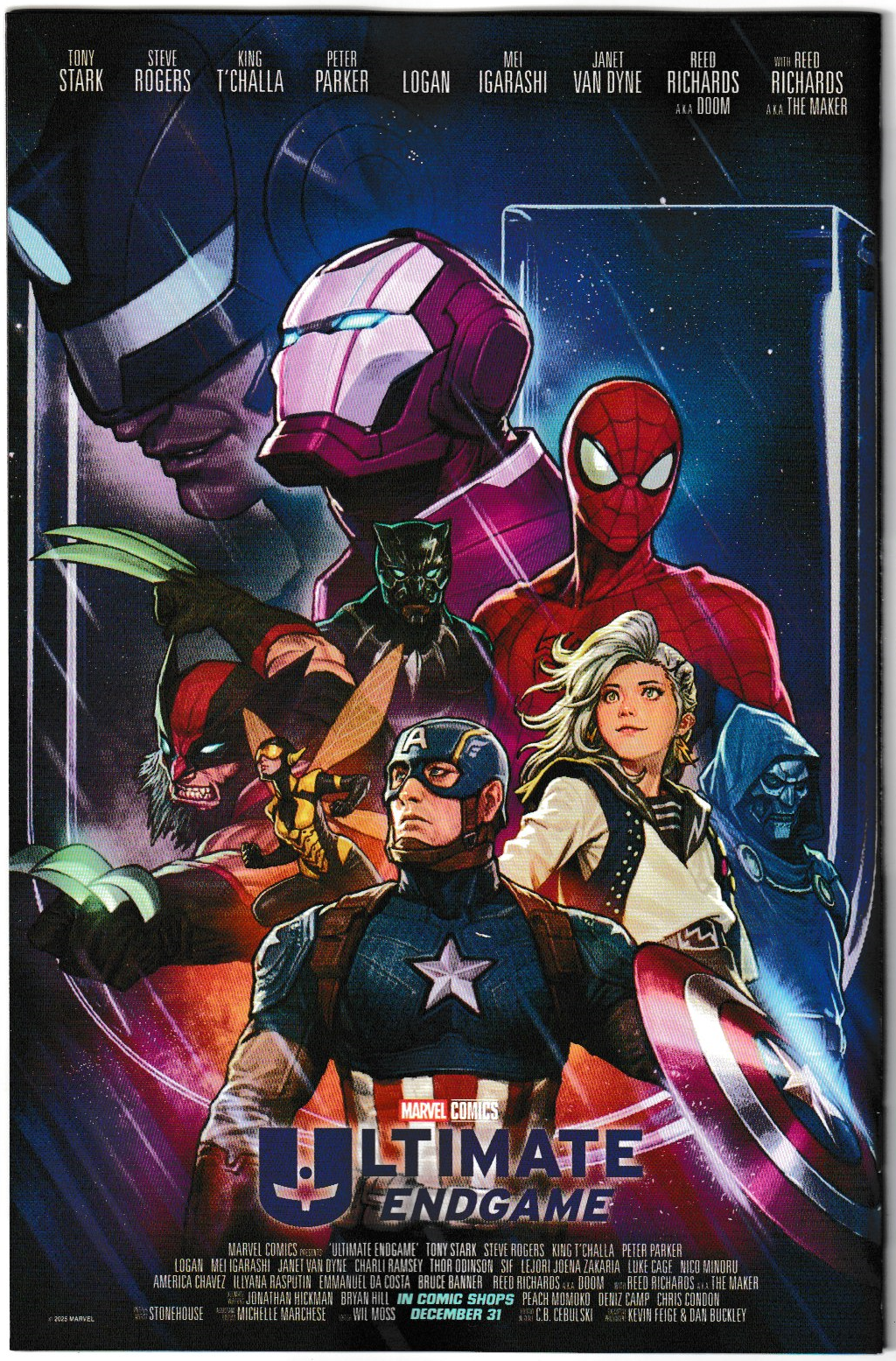 Marvel/DC: Deadpool/Batman #1 Marco Checchetto Variant Cover NM/NM+