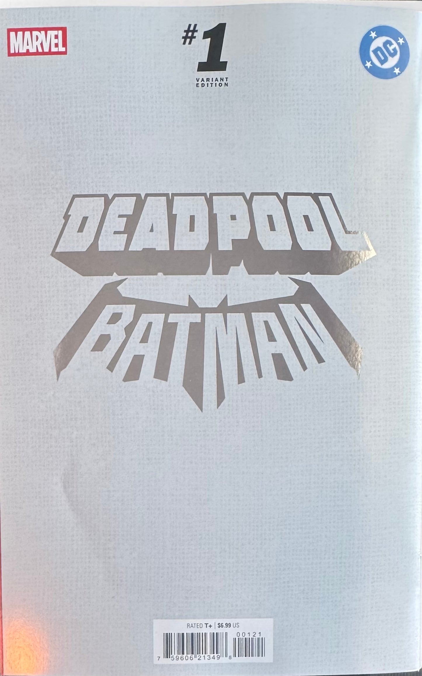 Marvel/DC: Deadpool/Batman #1 Mark Bagley Foil Variant Cover (Damaged-please see photos)