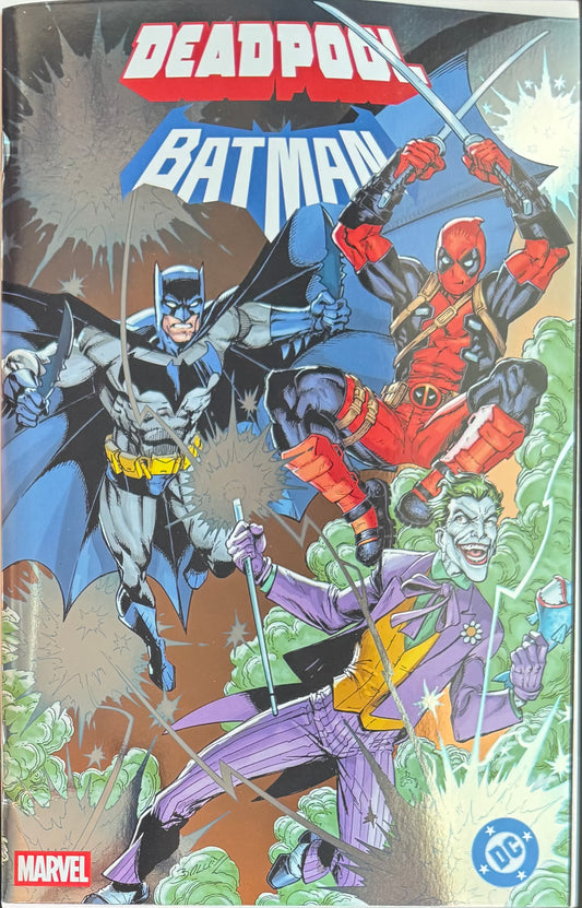 Marvel/DC: Deadpool/Batman #1 Mark Bagley Foil Variant Cover (Damaged-please see photos)