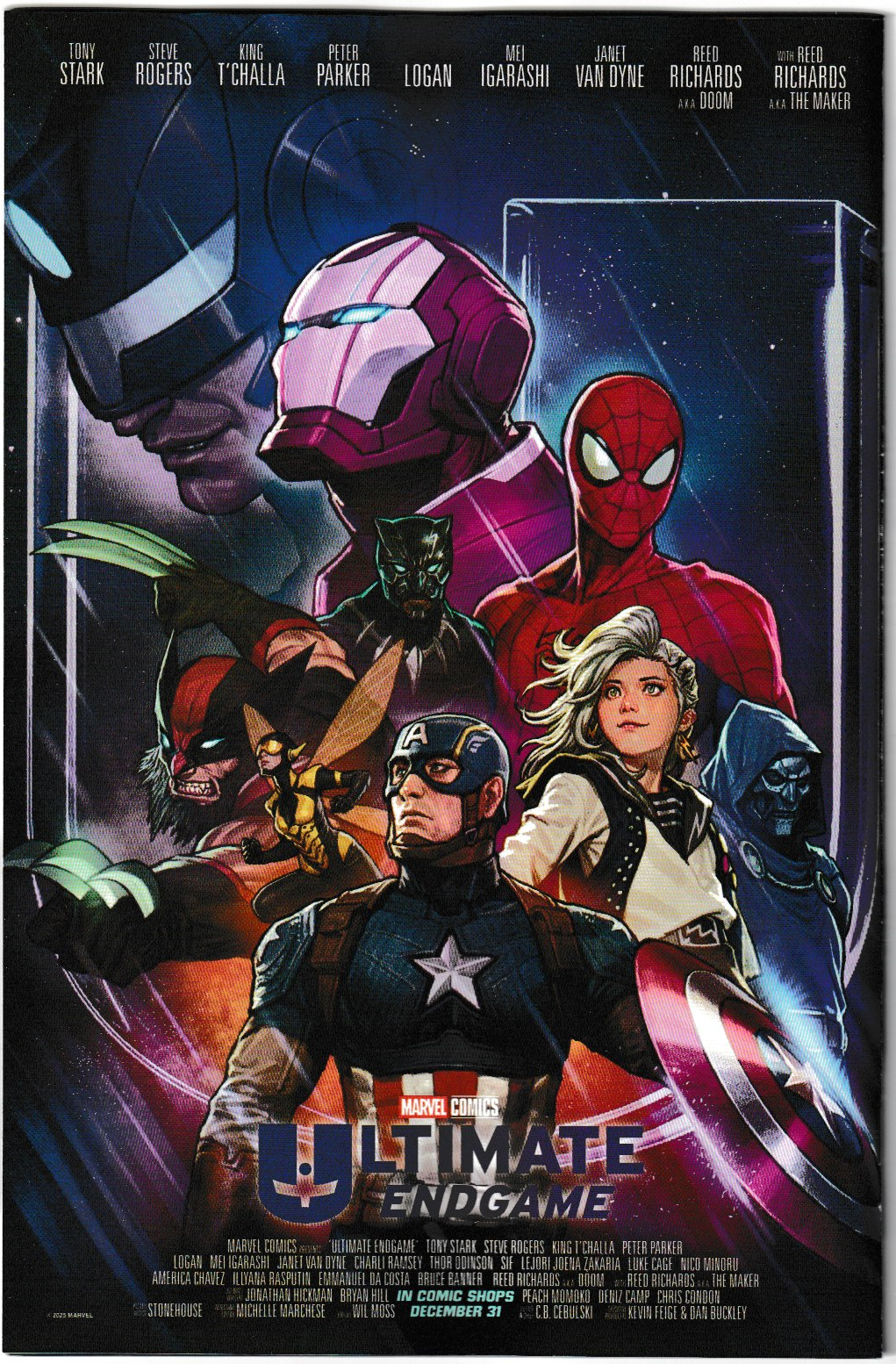 Marvel/DC: Deadpool/Batman #1 Russell Dauterman Homage Variant Cover NM/NM+