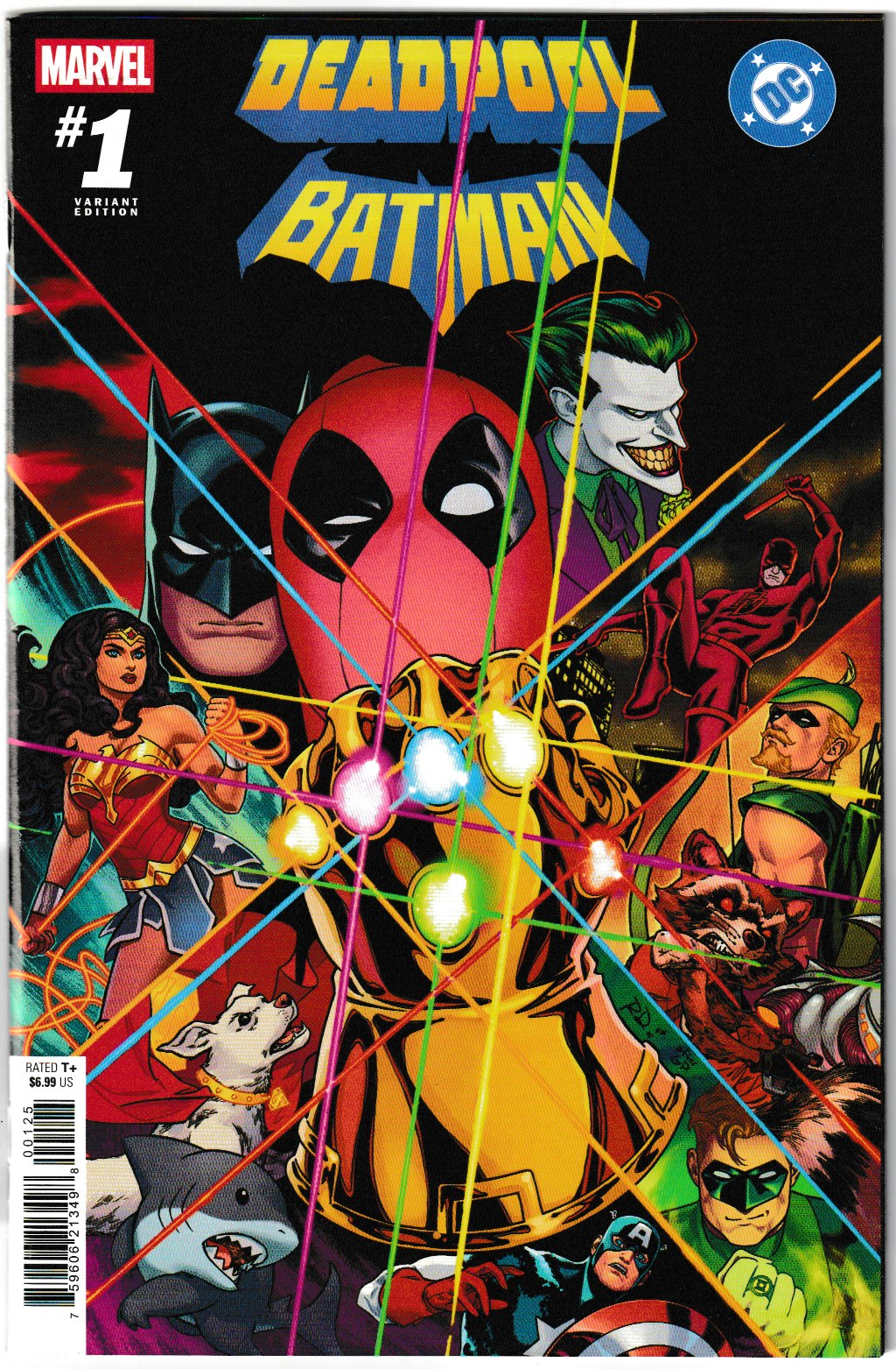 Marvel/DC: Deadpool/Batman #1 Russell Dauterman Homage Variant Cover NM/NM+