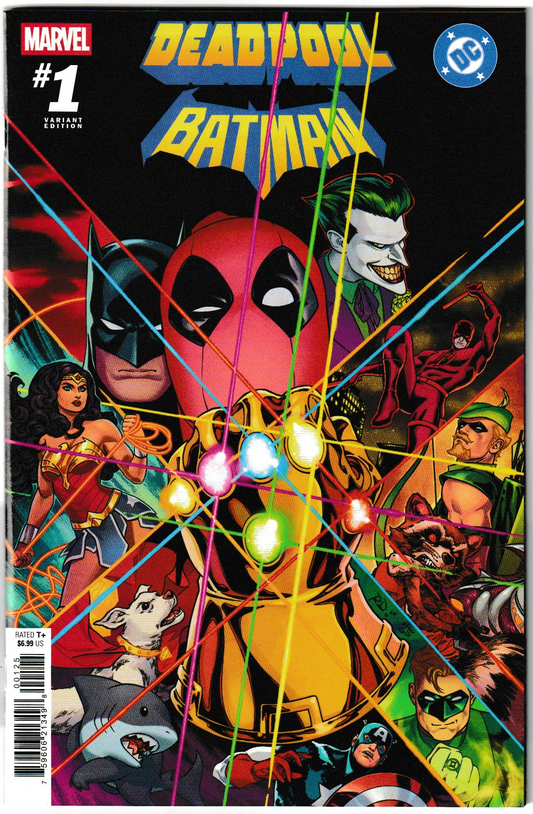 Marvel/DC: Deadpool/Batman #1 Russell Dauterman Homage Variant Cover NM/NM+
