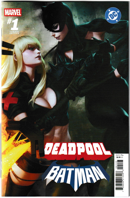 Marvel/DC: Deadpool/Batman #1 Stanley “Artgerm” Lau Trade Variant NM/NM+