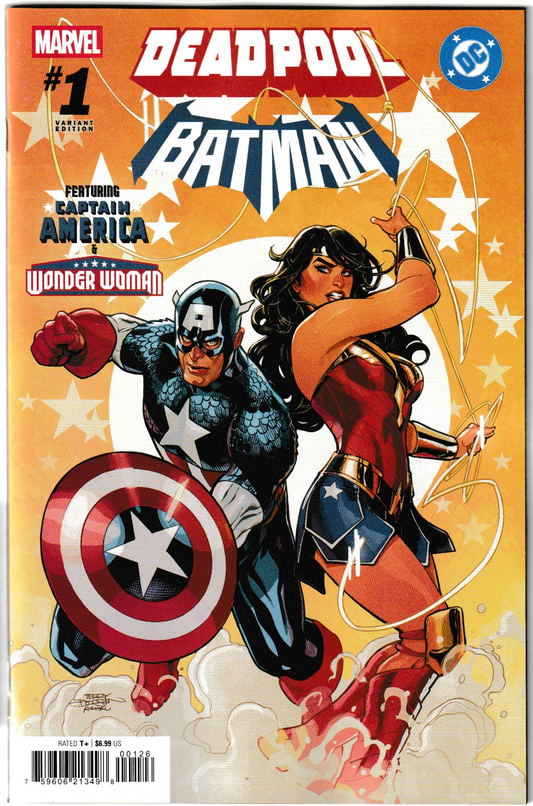 Marvel/DC: Deadpool/Batman #1 Terry Dodson Variant Cover NM/NM+