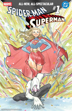 Marvel/DC: Spider-Man/Superman #1 (One-Shot) Variant Cover Peach Momoko