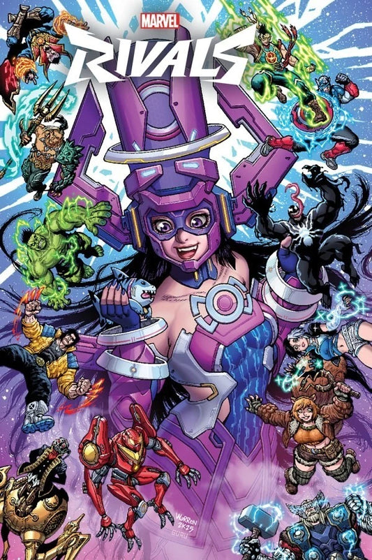 Marvel Rivals #1 Cover C Warren Cover [SIGNED BY JON BAILEY (Voice of Jeff the Land Shark)]