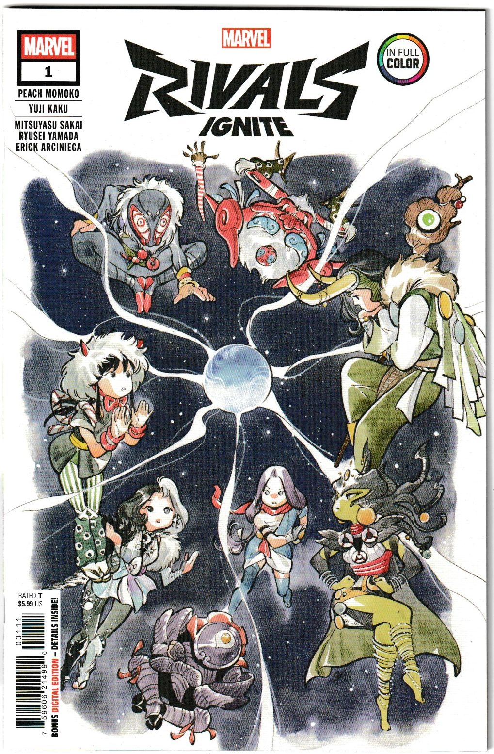 MARVEL RIVALS: IGNITE - IN COLOR #1 PEACH MOMOKO COVER