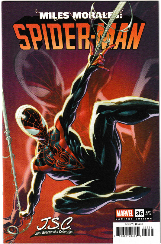 Miles Morales: Spider-Man #36 J. Scott Campbell Just Spectacular Collection Variant (Marvel Comics, 2025) (NM/NM+)