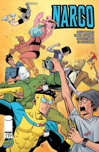 NARCO #1 (OF 5) CVR D DANIEL HILLYARD & DAVE STEWART INVINCIBLE TEAM UP VAR [10 Book Bundle]