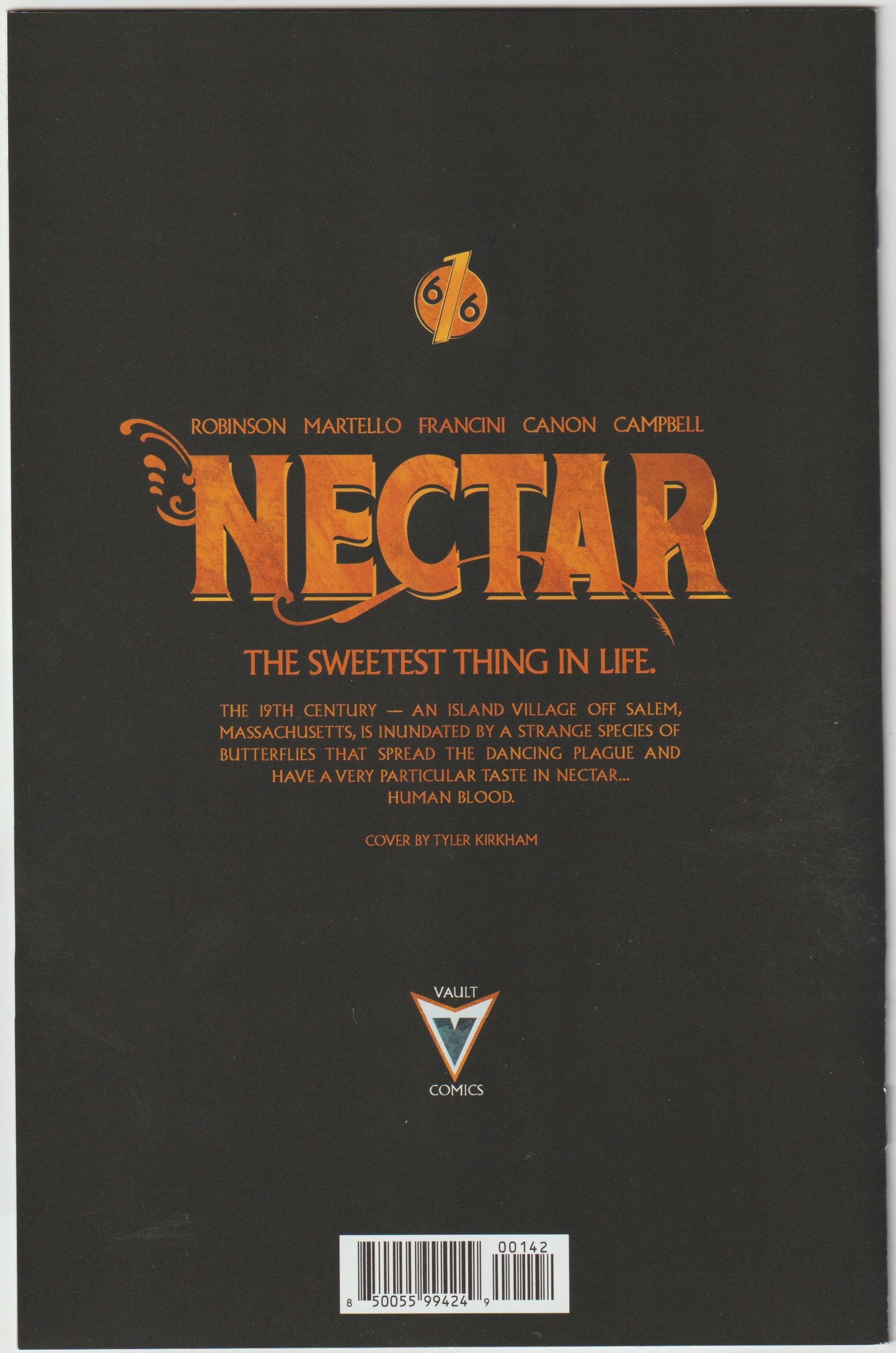 NECTAR #1 Second Printing Tyler Kirkham Trade Dress Cover Limited to 500 (2nd Print) [SIGNED BY TYLER KIRKHAM]