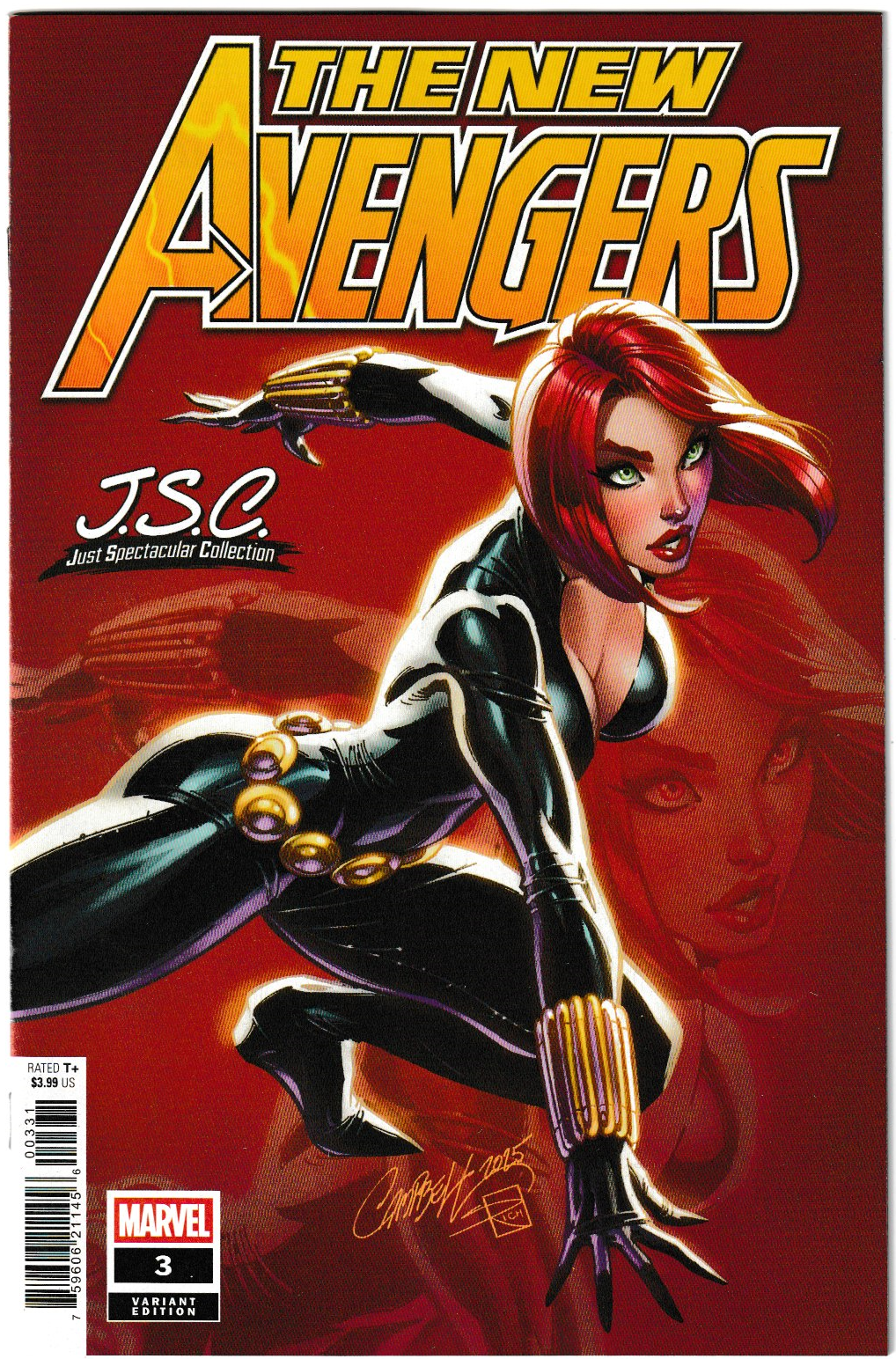 New Avengers #3 J. Scott Campbell Just Spectacular Collection Variant (Marvel Comics, 2025) (NM/NM+)