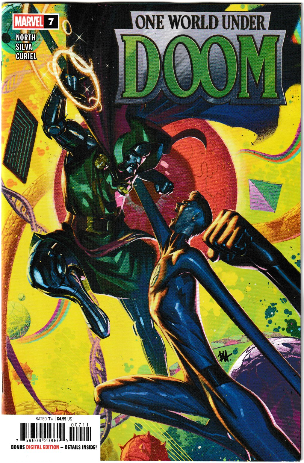 One World Under Doom #7 A Cover (Ben Harvey) Marvel Comics - 2025
