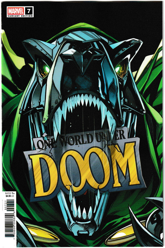 One World Under Doom #7 Geoff Shaw Doomasaur Variant Cover Marvel Comics - 2025