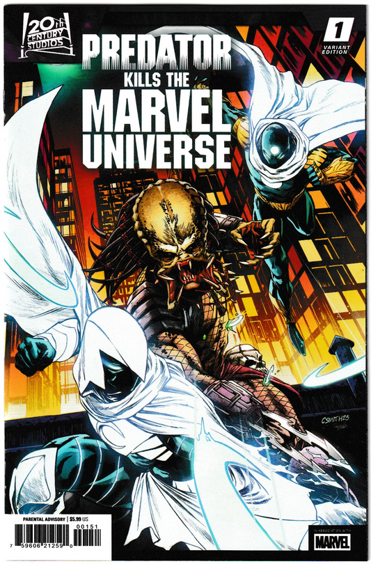 Predator Kills the Marvel Universe #1 Cory Smith Hunting the Hunters Variant (Marvel Comics, 2025) (NM/NM+)