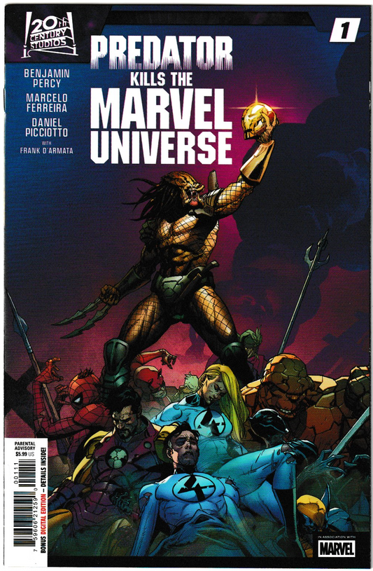 Predator Kills the Marvel Universe #1 Cover A Leinil Francis Yu (Marvel Comics, 2025) (NM/NM+)