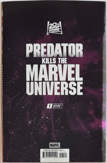 Predator Kills the Marvel Universe #1 Michele Bandini Foil Variant (Marvel Comics, 2025) (NM/NM+)