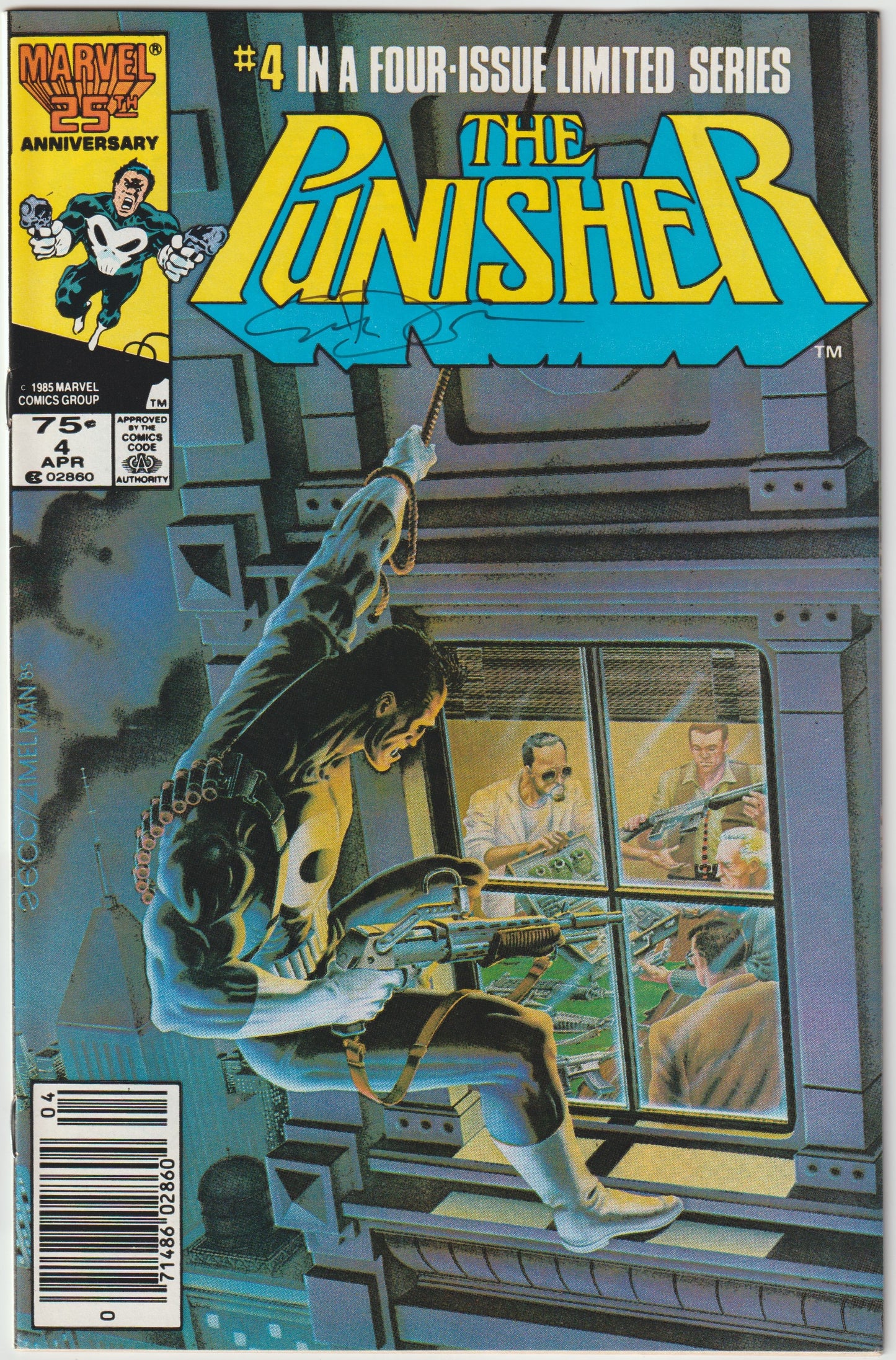 Punisher (1986) #4 of 5 [SIGNED BY STEVEN GRANT & MIKE ZECK]