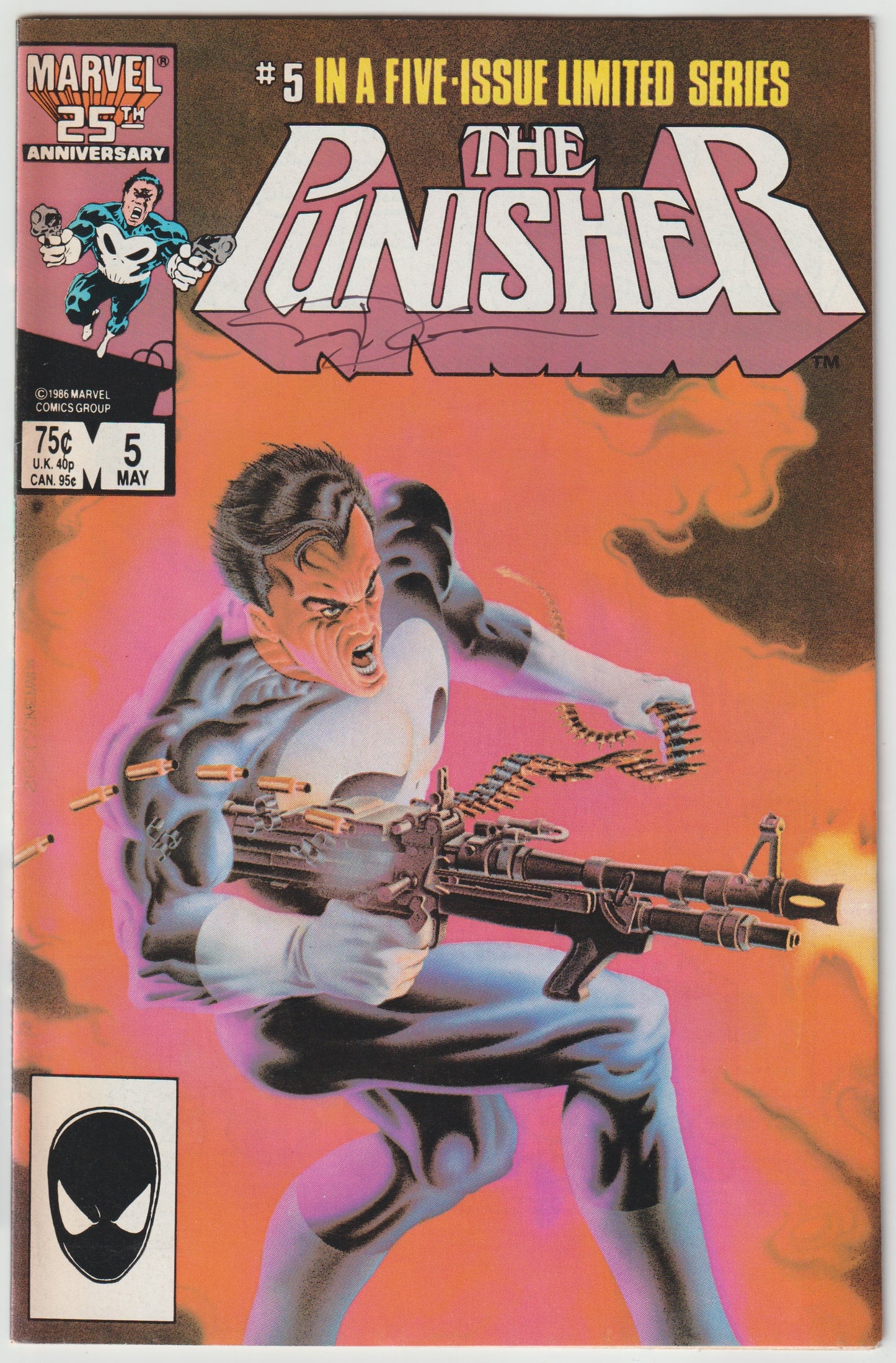Punisher (1986) #5 of 5 [SIGNED BY STEVEN GRANT & MIKE ZECK]