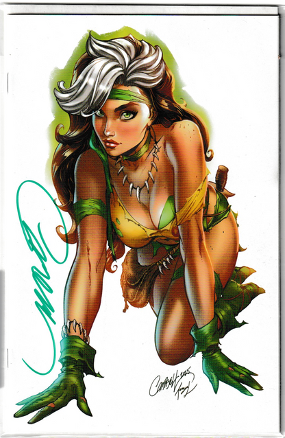 Rogue: The Savage Land #5 JSC Artist EXCLUSIVE (2025) Cover E: Gazing Rogue, limited to 1,200 copies - Signed with COA (NM/NM+)