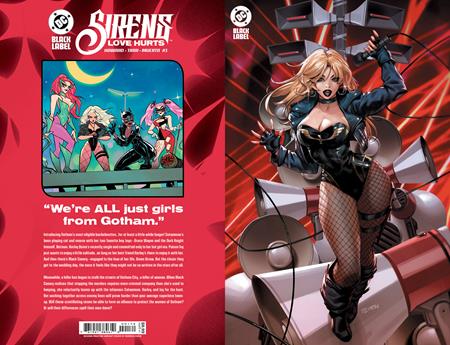 SIRENS LOVE HURTS #1 (OF 4) Second Printing Cvr B Derrick Chew FOIL Var (MR) (2nd Print)