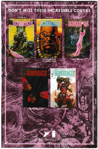 SKINBREAKER #4 CVR A DAVID FINCH & ANNALISA LEONI 1st Print
