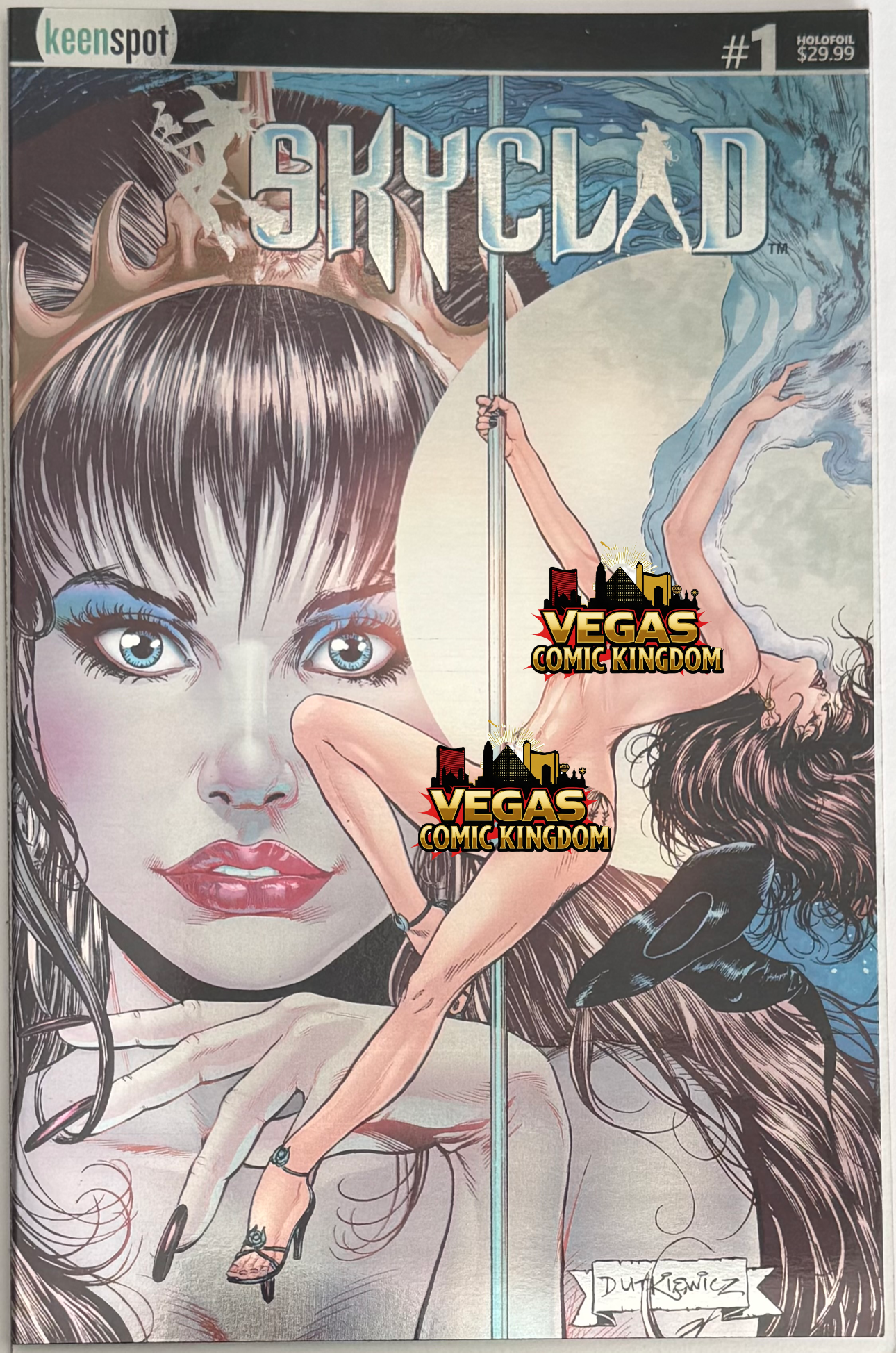 SKYCLAD #1 CVR B MICHAL DUTKIEWICZ HOLOFOIL ADULTS ONLY VAR (MR) (1st Print)
