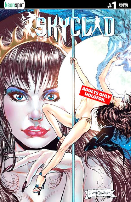 SKYCLAD #1 CVR B MICHAL DUTKIEWICZ HOLOFOIL ADULTS ONLY VAR (MR) (1st Print)