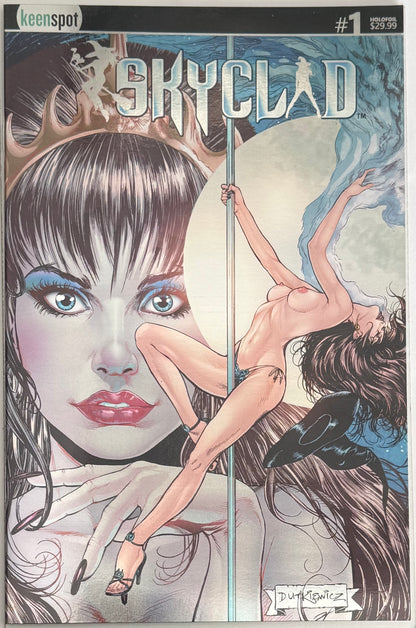 SKYCLAD #1 CVR B MICHAL DUTKIEWICZ HOLOFOIL ADULTS ONLY VAR (MR) (1st Print)