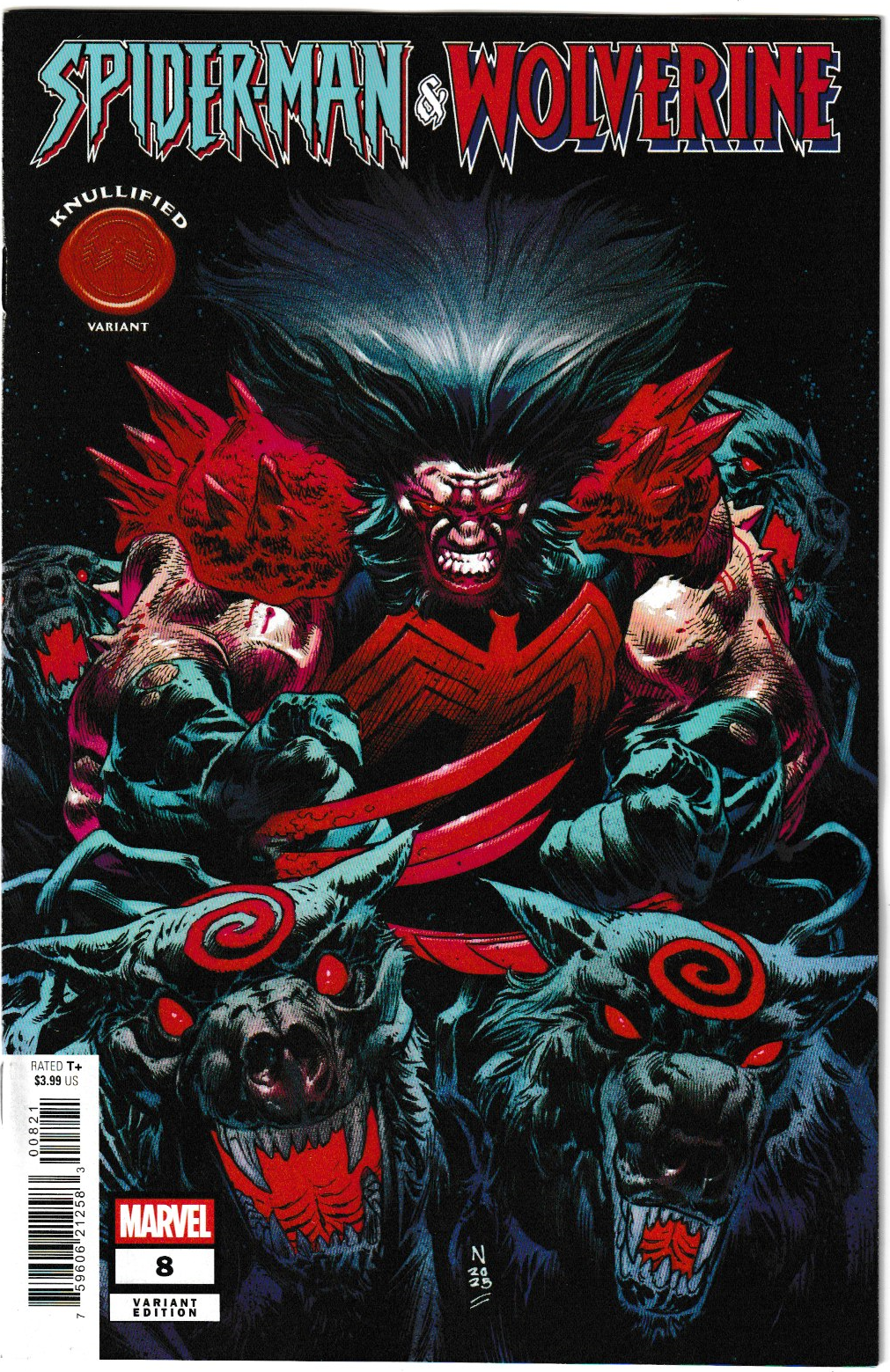 SPIDER-MAN & WOLVERINE #8 NIC KLEIN KNULLIFIED VARIANT