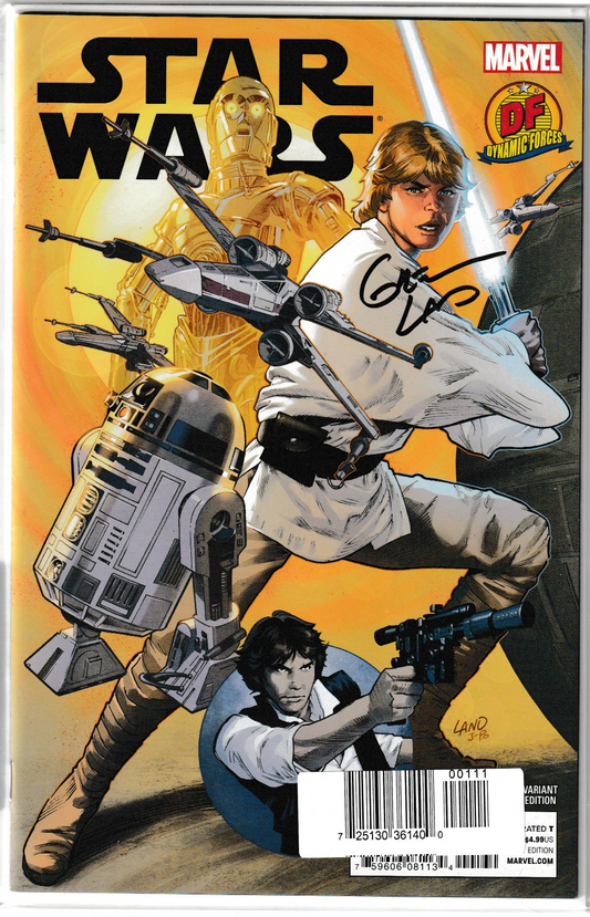 DF Star Wars #1 Dynamic Forces Variant Signed by Greg Land with COA