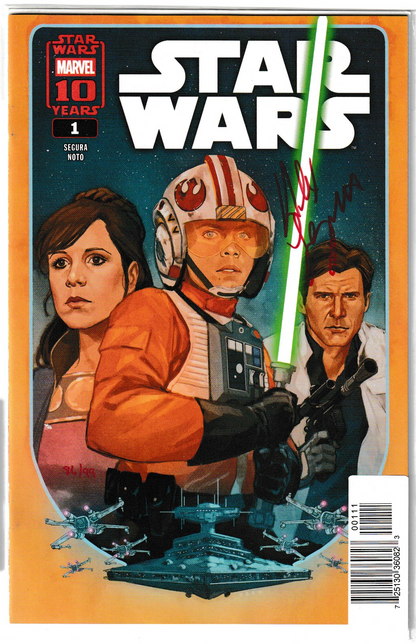 Star Wars #1 Signed by Alex Segura #86 with COA