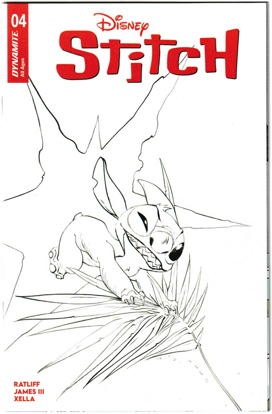 Stitch #4 Cover E (1:10 Jae Lee Line Art Varitant)
