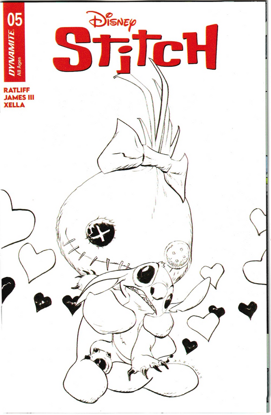 Stitch #5 Cover E (1:10 Jae Lee Line Art Varitant)