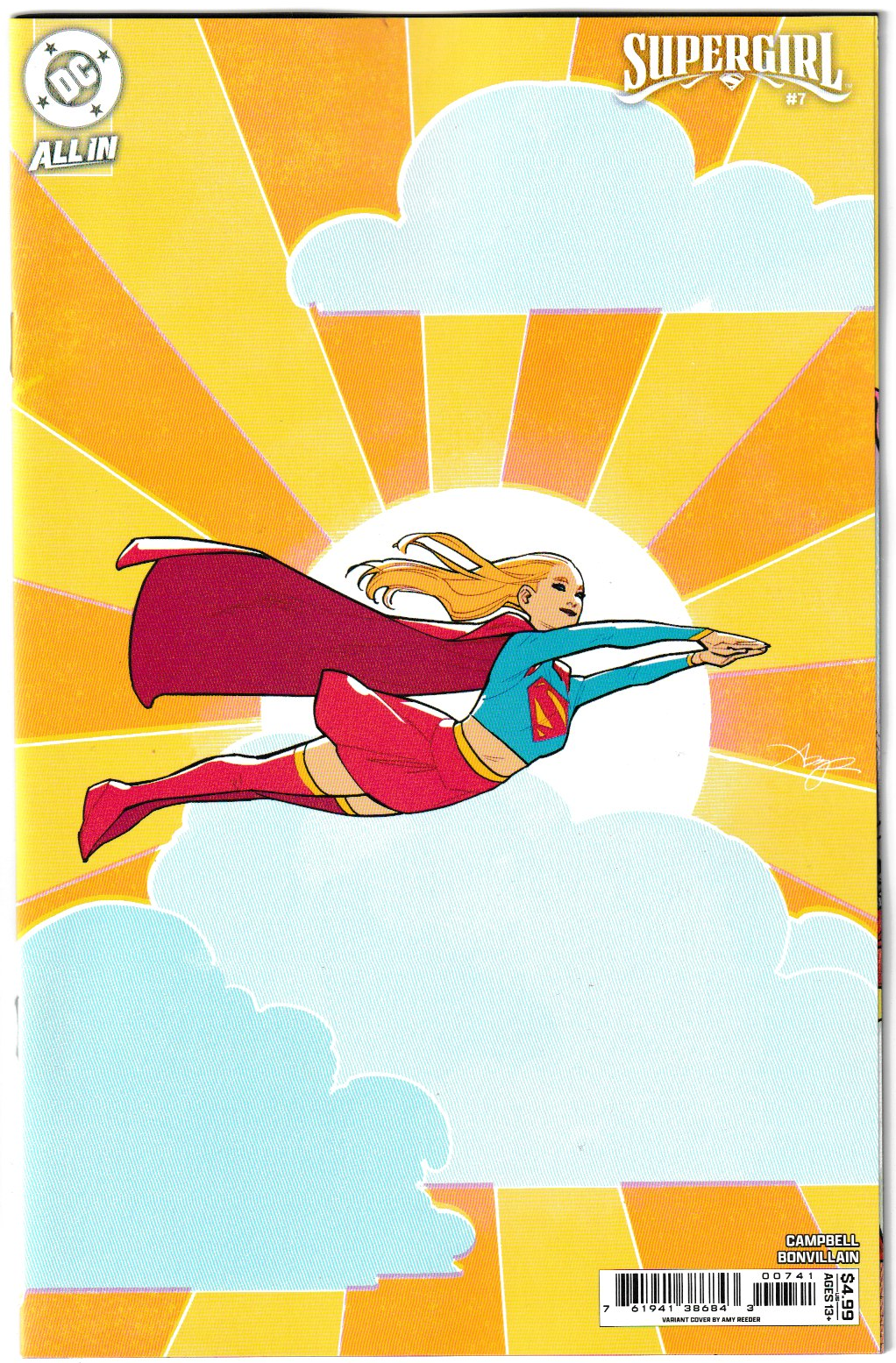 Supergirl #7 Bundle 4 Covers A-D 1st Print [4 Book Bundle]