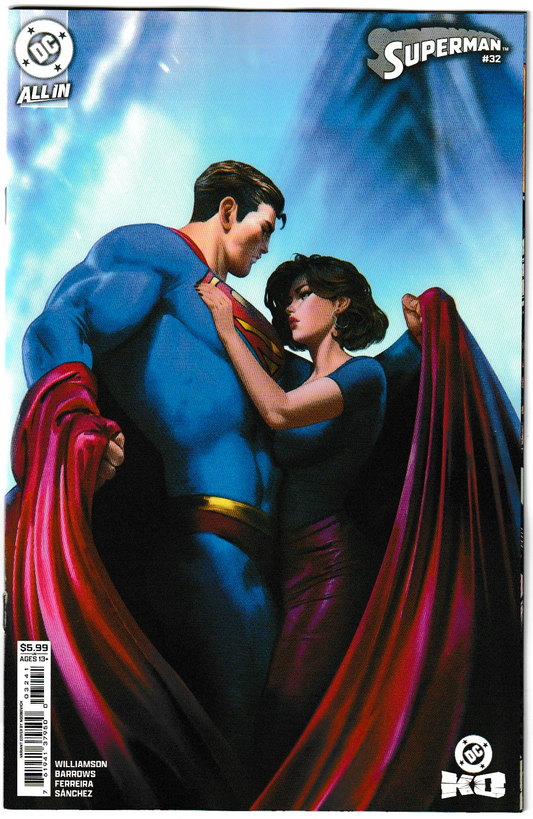 Superman #32 Cvr E Noobovich Card Stock Var (DC K.O. Tie-In) (DC Comics 2025)