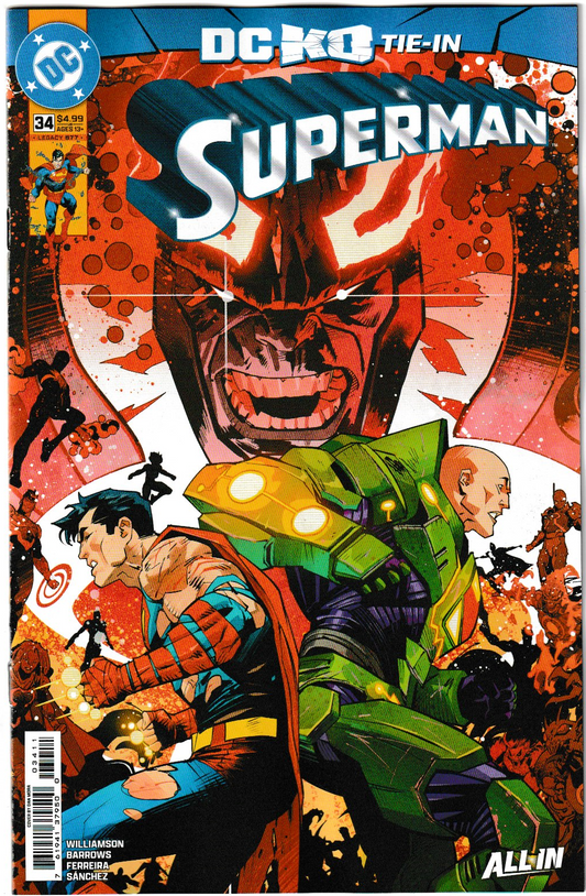 SUPERMAN #34 CVR A DAN MORA (DC K.O.)