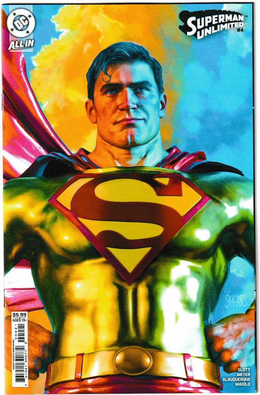 Superman Unlimited #4 Cover B Mark Spears Card Stock Variant (DC Comics, 2025) (NM/NM+)