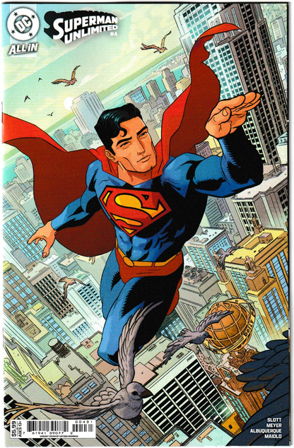 Superman Unlimited #4 Cover C Hayden Sherman Card Stock Variant (DC Comics, 2025) (NM/NM+)