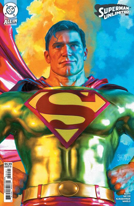 Superman Unlimited #4 Cover B Mark Spears Card Stock Variant (DC Comics, 2025)