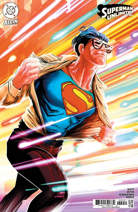Superman Unlimited #4 Cover D Robbi Rodriguez Card Stock Variant (DC Comics, 2025)