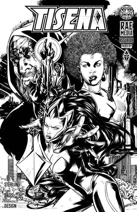 TISENA #1 (OF 6) CVR E INC 1:15 ALITHA MARTINEZ Black and White VAR (1st Print) [5 Book Bundle]