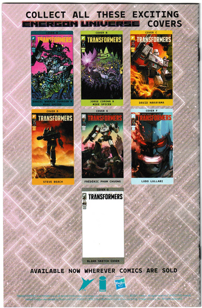 Transformers #19 2nd Ptg CVR B Jason Howard Quintessons
