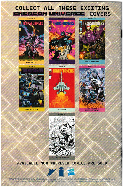 Transformers #21 2nd Ptg CVR B Jason Howard Autobot Variant