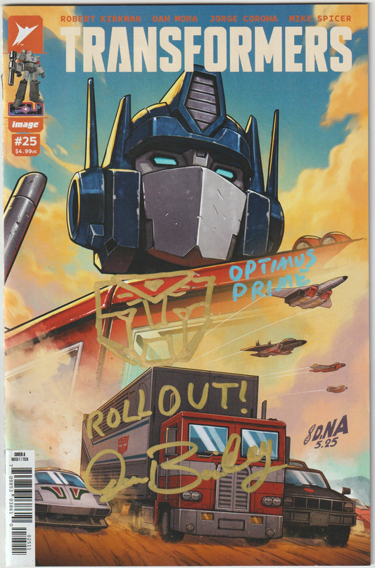Transformers #25 Cover A David Nakayama – Image Comics 2025 (1st Print) [SIGNED BY JON BAILEY, VOICE OF OPTIMUS PRIME]